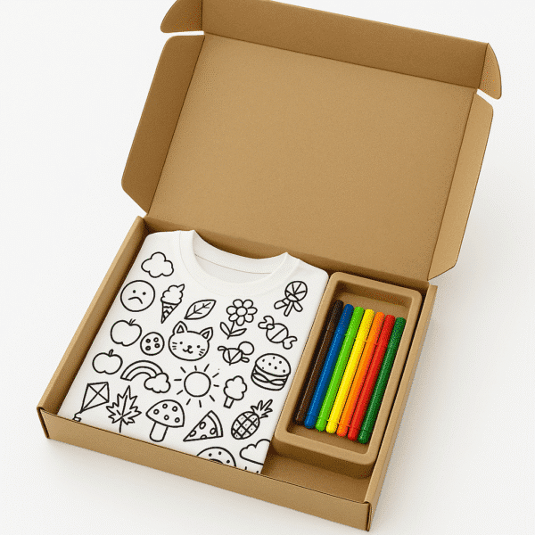 DoodleWear - The Ultimate Kids’ Coloring Shirt - Image 6