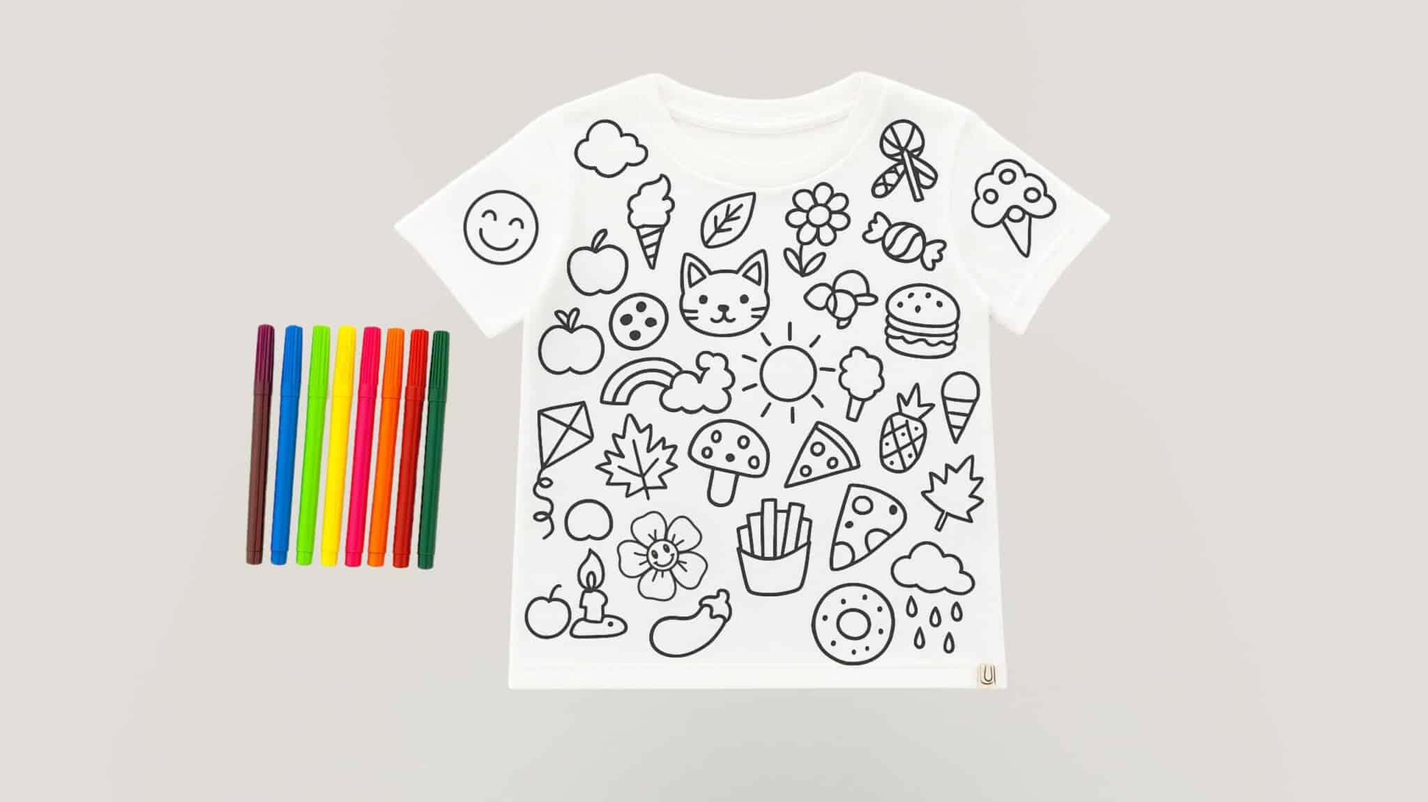 DoodleWear - The Ultimate Kids’ Coloring Shirt - Image 4